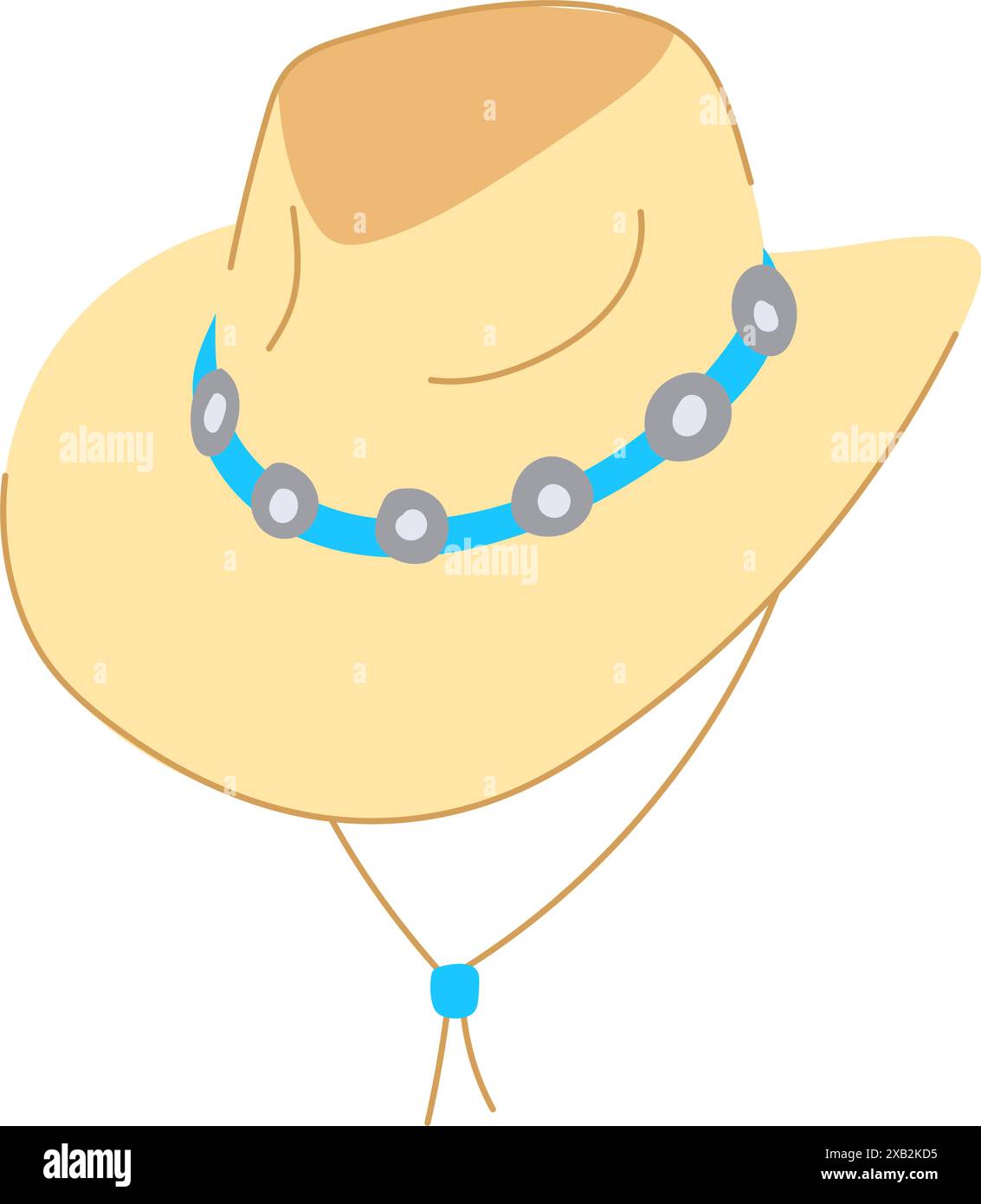 Texas Cowboy Hat Cartoon Vector Illustration Stock Vector Image Art