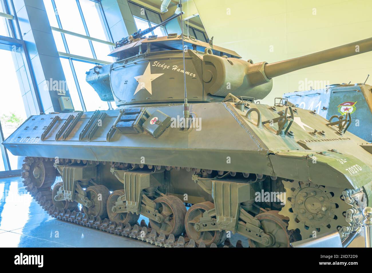 Royal Tank Museum Amman Jordan May Preserved M Tank