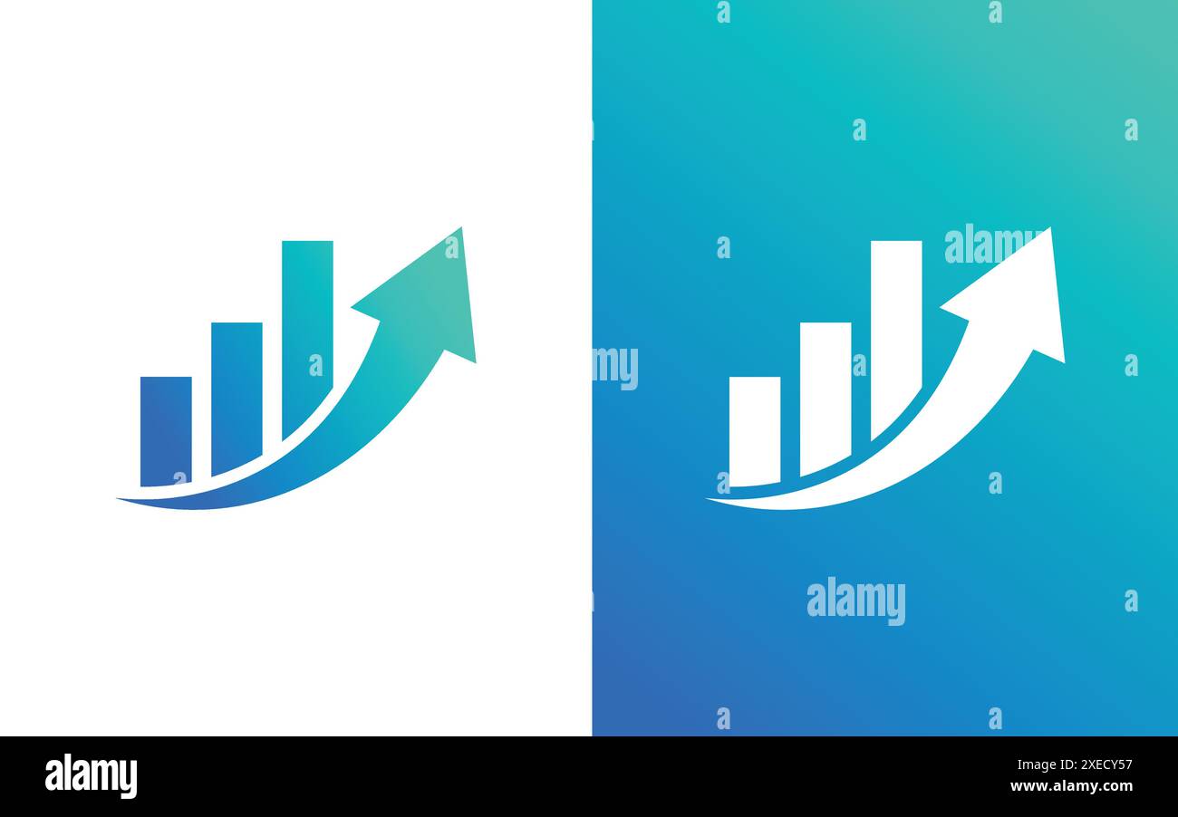 Minimalist Professional Business Graph Logo Design Vector Template