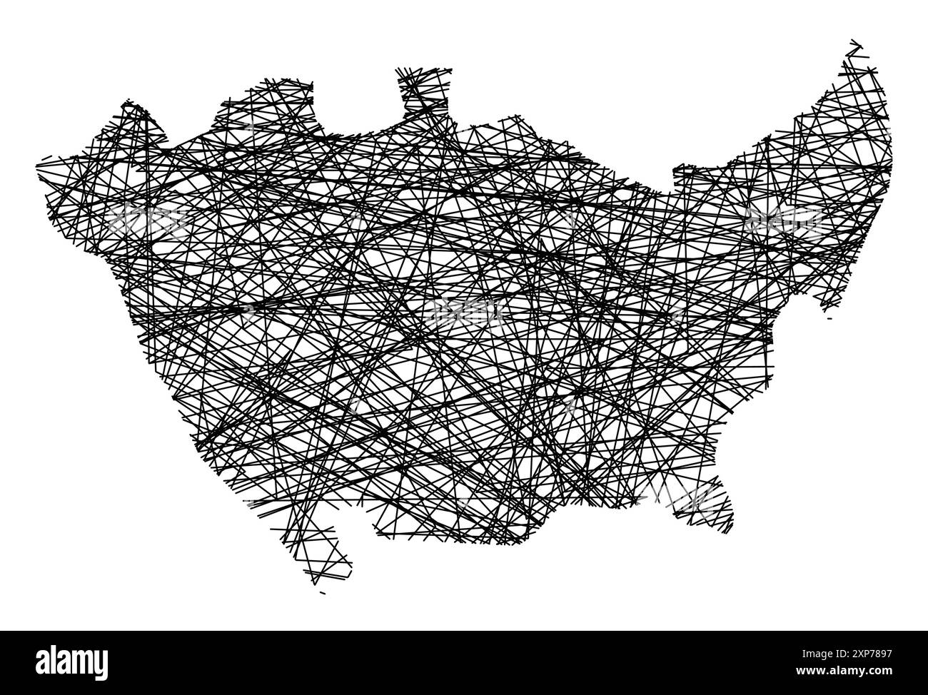 Symbol Map Of The Province Milano Italy Showing The State With Black