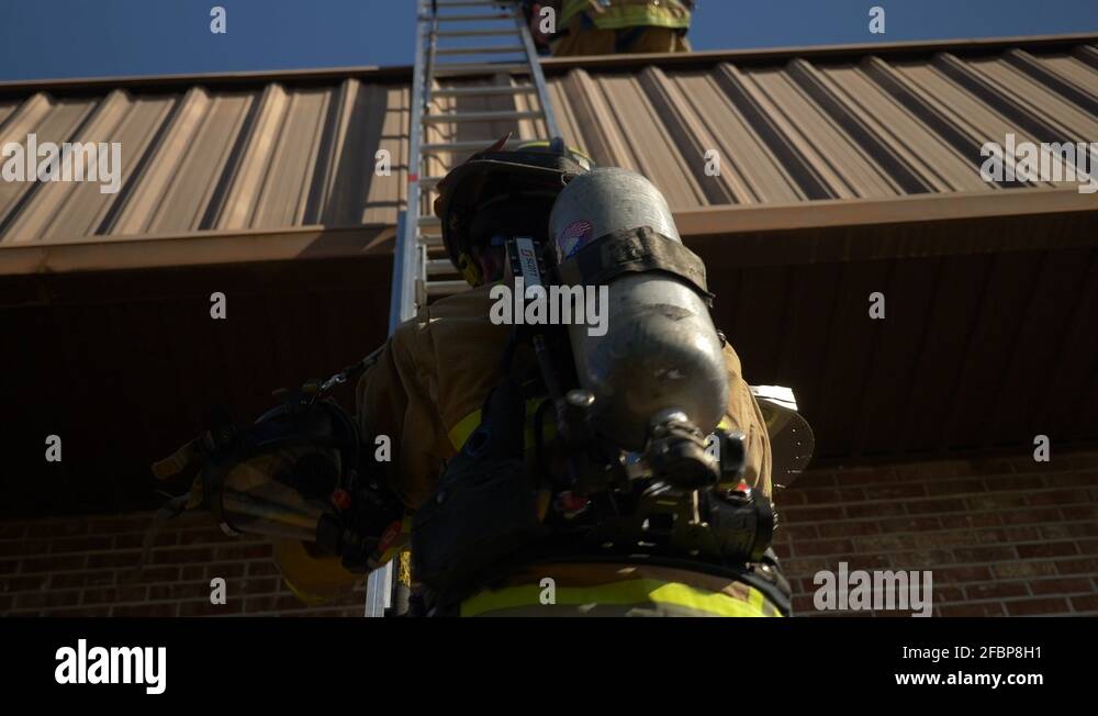 Firefighter Ladder Rescue Stock Videos Footage HD And 4K Video