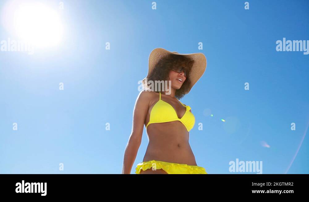 Woman Dancing In A Bikini Stock Videos Footage HD And K Video Clips Alamy