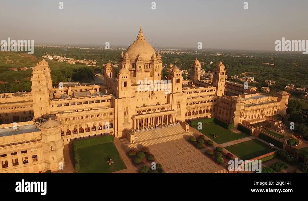 Umaid Bhawan Palace Jodhpur In Rajasthan Stock Videos Footage HD