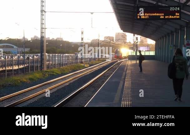 Moscow Russian Federation July The Platform Of The Ground