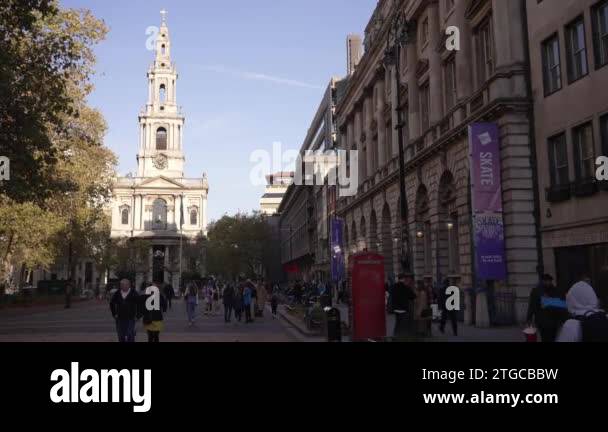 Skating On The Ice Rink At Somerset House Stock Videos Footage Hd