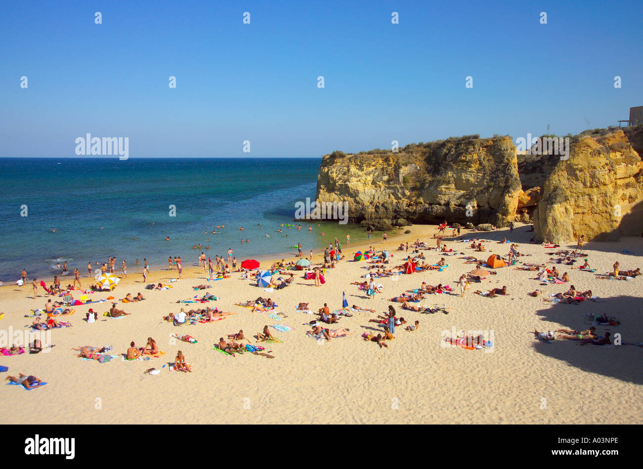 Batata Beach, Lagos, Algarve, Portugal Stock Photo, Royalty Free Image