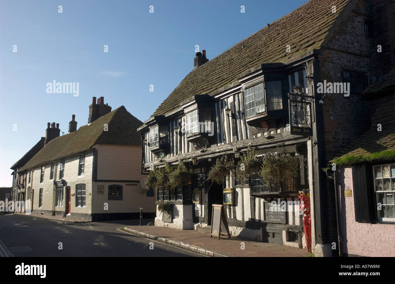 Alfriston, East Sussex, England Stock Photo, Royalty Free Image