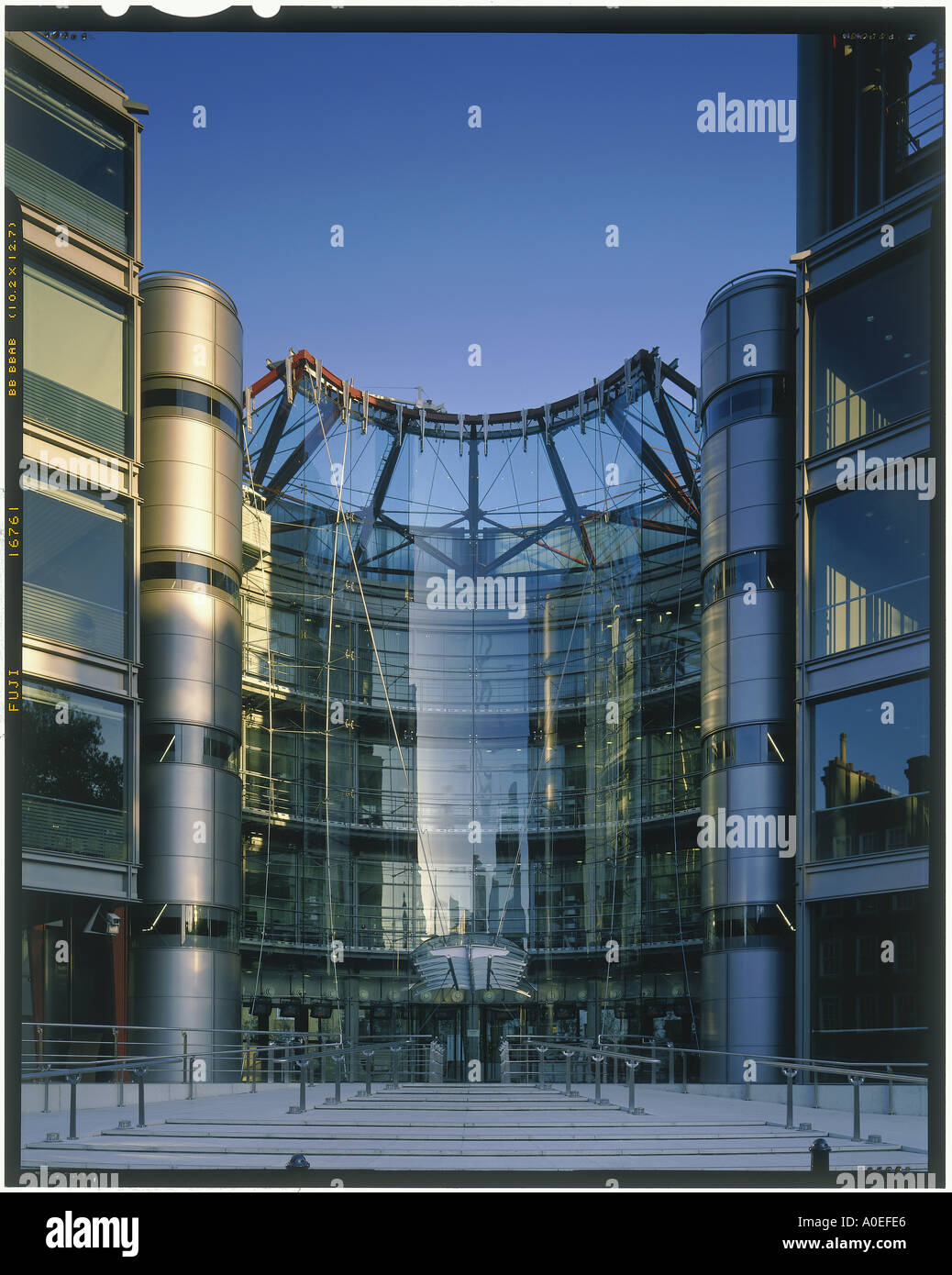 Channel 4 TV Headquarters Building Architect Richard Rogers Stock Photo