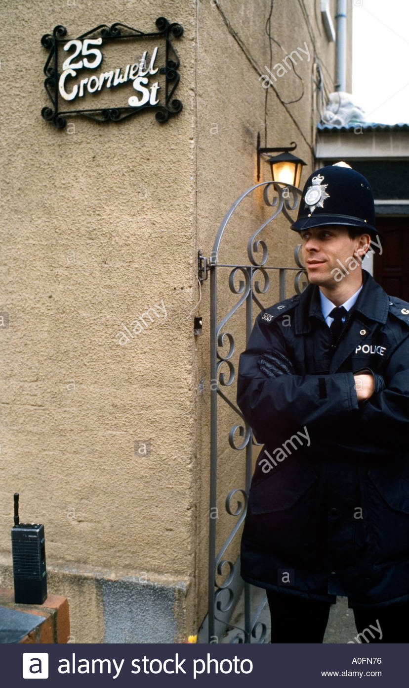 House of Fred West, Cromwell Street, Gloucester, UK Stock Photo