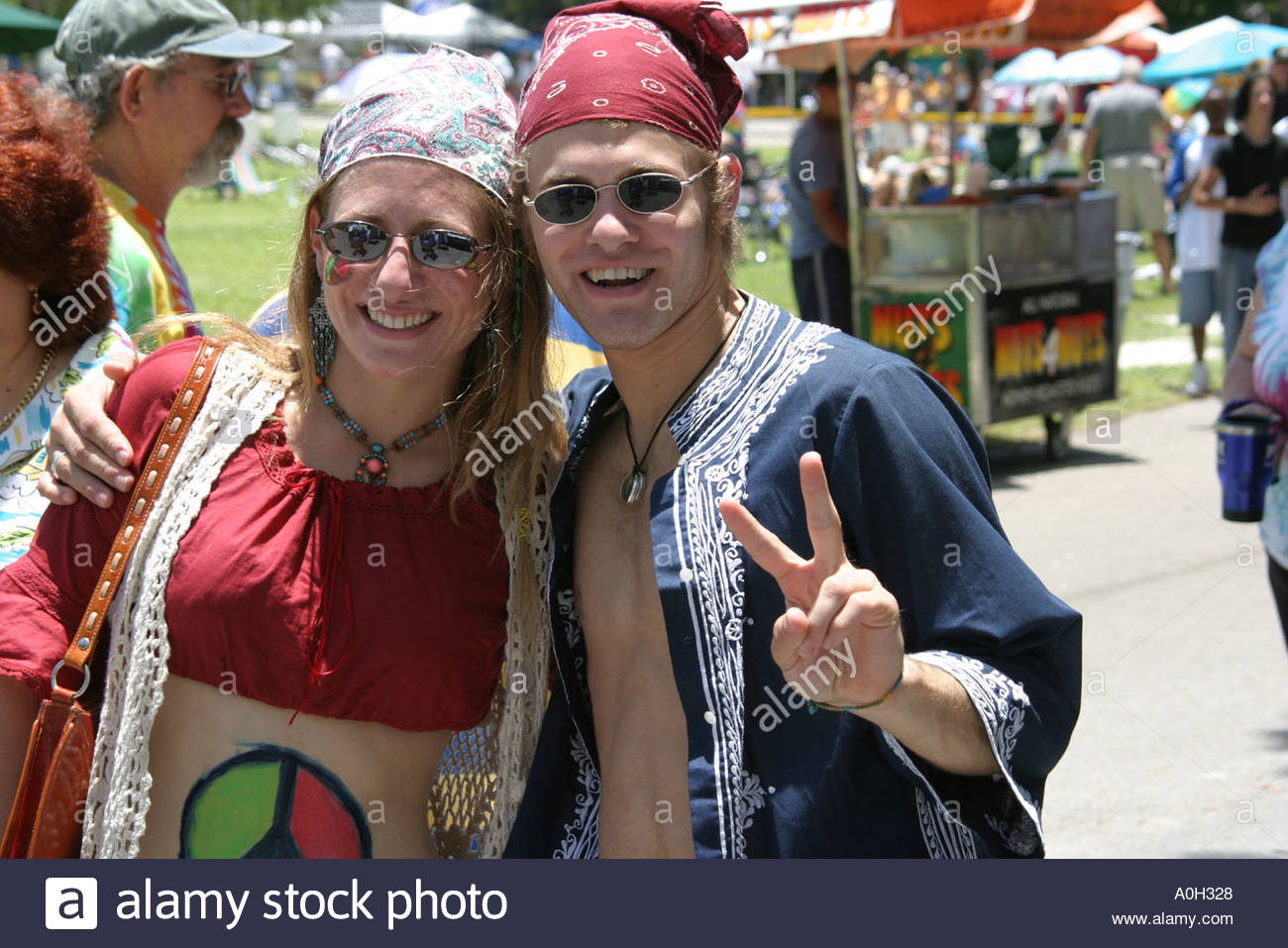 North Miami Beach Florida Greynolds Park Love In couple hippie style