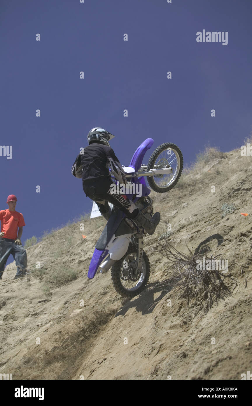 Idaho New Plymouth Payette County Big Nasty Hill Climb Stock Photo