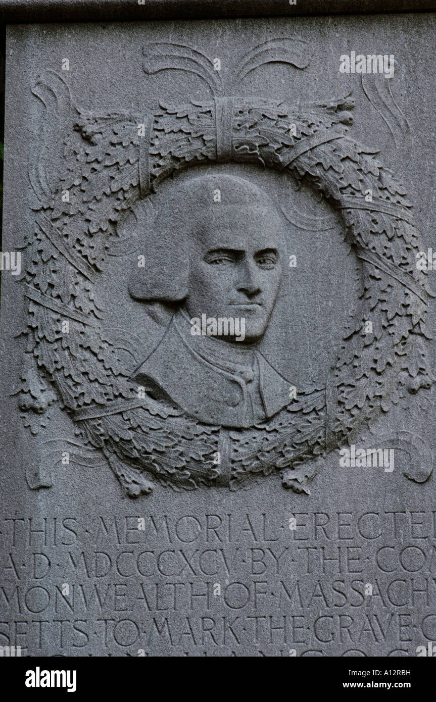 John Hancock Tombstone Old Granary Burying Ground In Boston