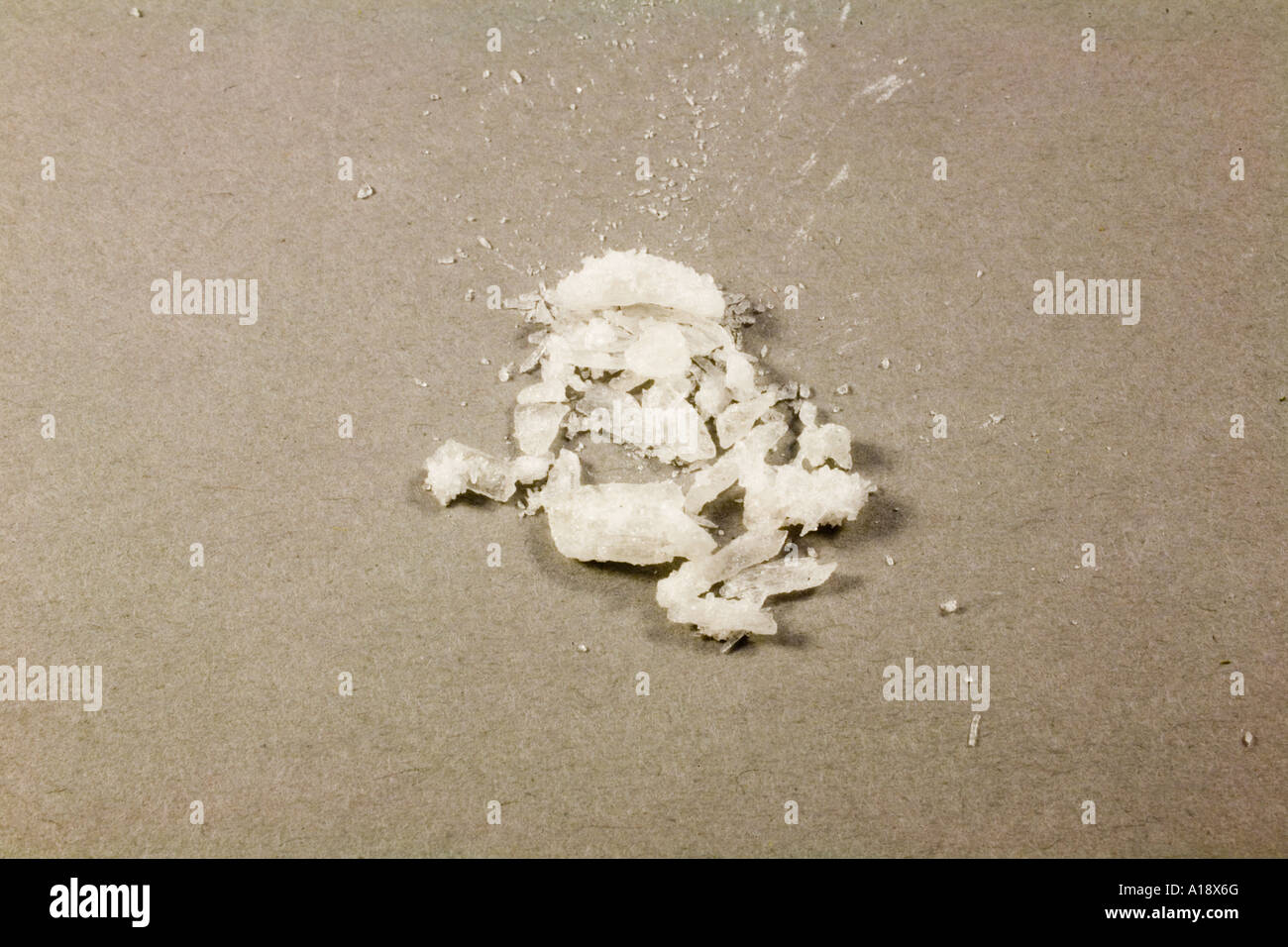 Crystal meth amphetamine. Aka ice, meth, crank. The color of meth Stock