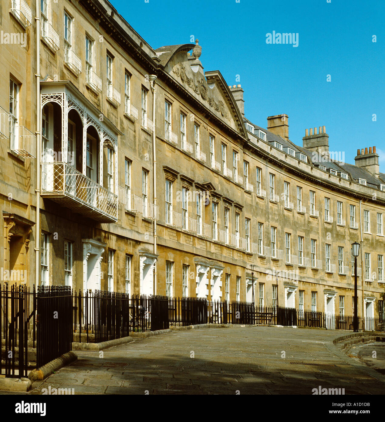 Camden Crescent Bath Somerset UK Stock Photo, Royalty Free Image