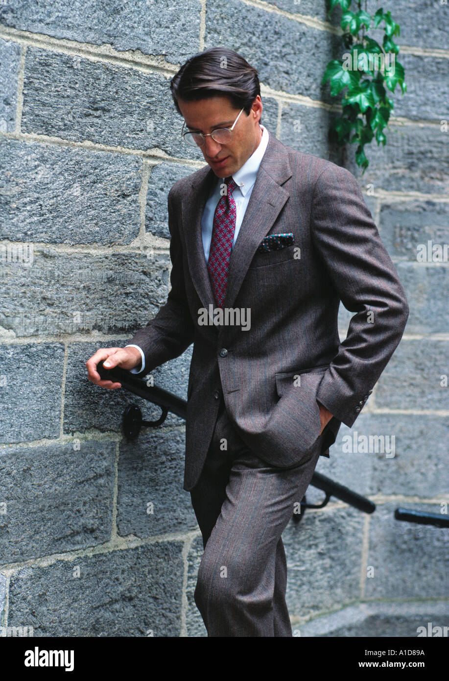 Fashion Man In Suit Stock Photo Alamy