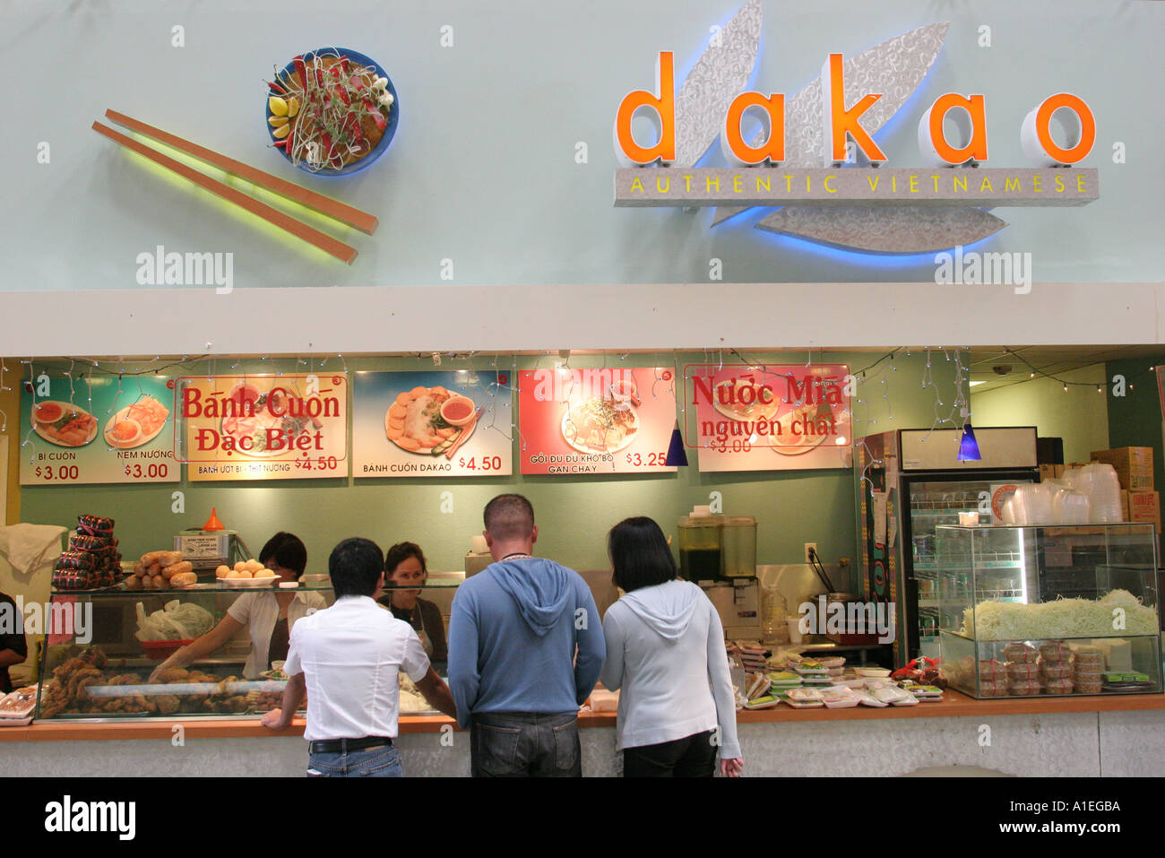 California Orange County Westminster Little Saigon Asian mall Stock