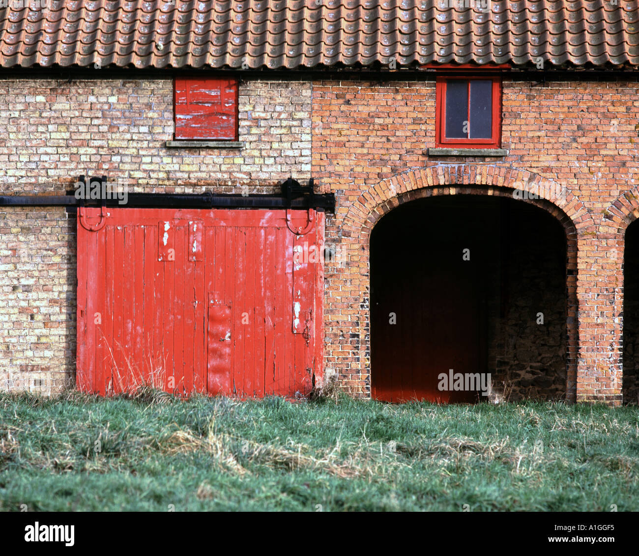 Lincolnshire Wolds Traditional Barn Restored And In Use On The Farm
