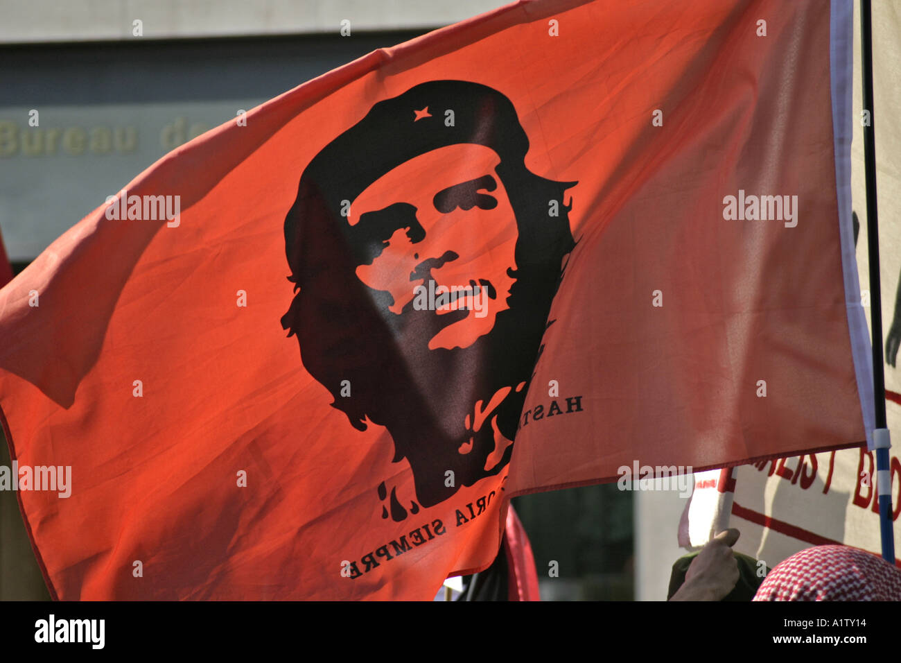 Che Guevara flag Stock Photo, Royalty Free Image: 3373843 - Alamy