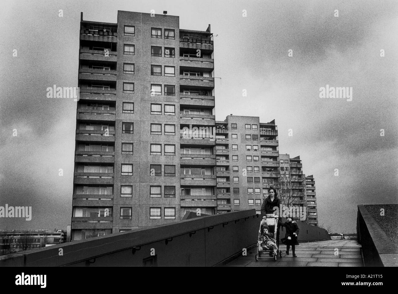 The Thamesmead Estate, London, UK Stock Photo, Royalty Free Image