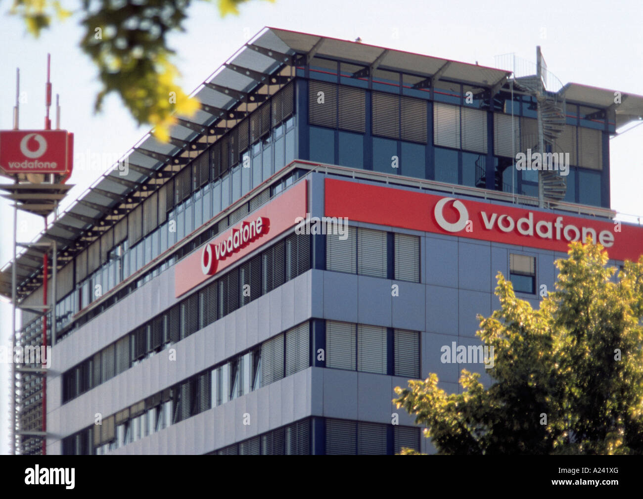 Branch office of the telecommunications company Vodafone ...