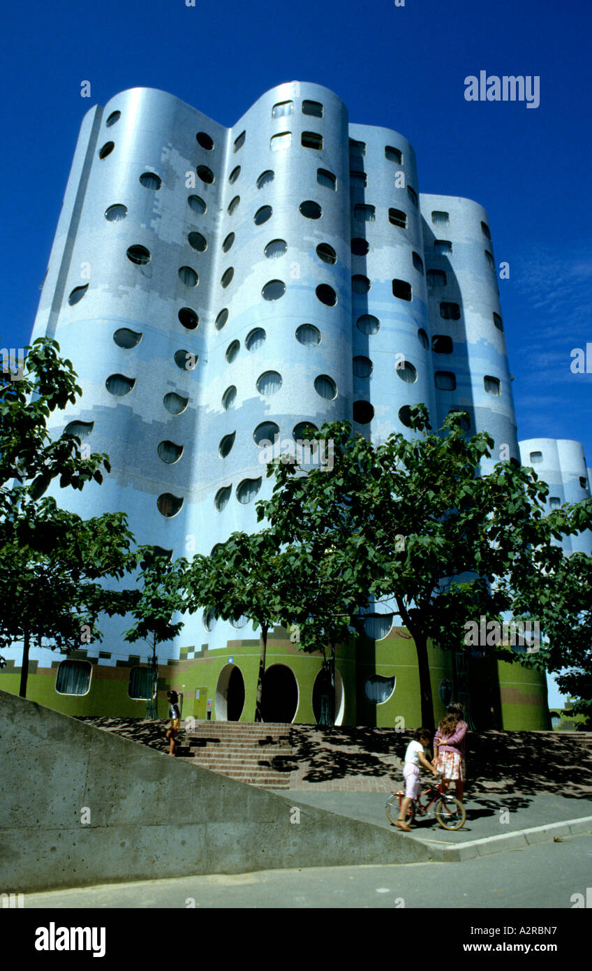 Modern Architecture France nanterre (paris suburbs) france modern architecture, detail stock Modern Architecture France nanterre (paris suburbs) france modern architecture, detail stock