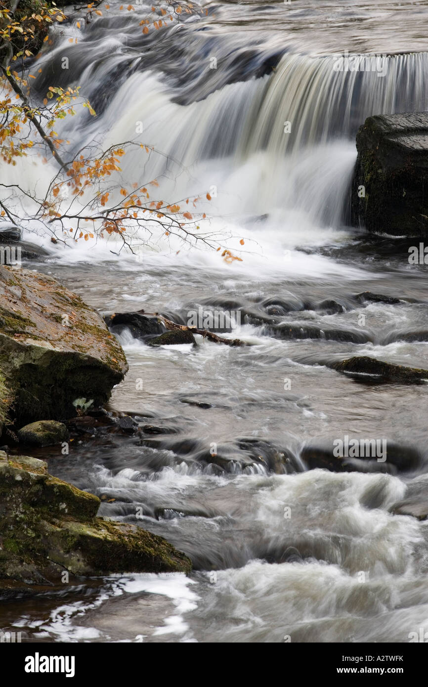 Blaen Y Glyn Waterfalls Beacons National Park Hi Res Stock Photography