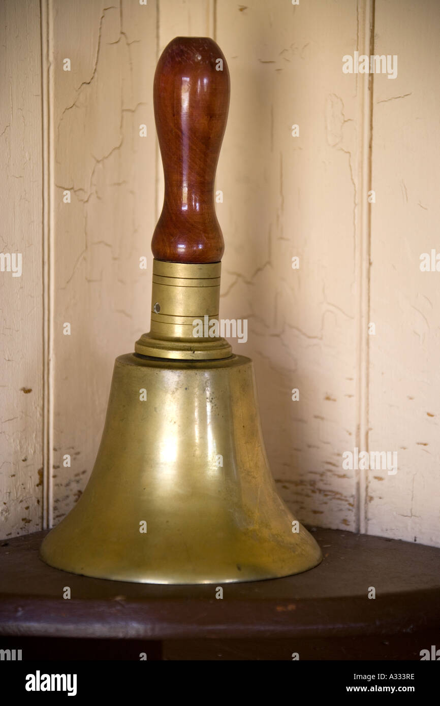 Old Fashioned School Bell Stock Photo, Royalty Free Image 6088125 Alamy