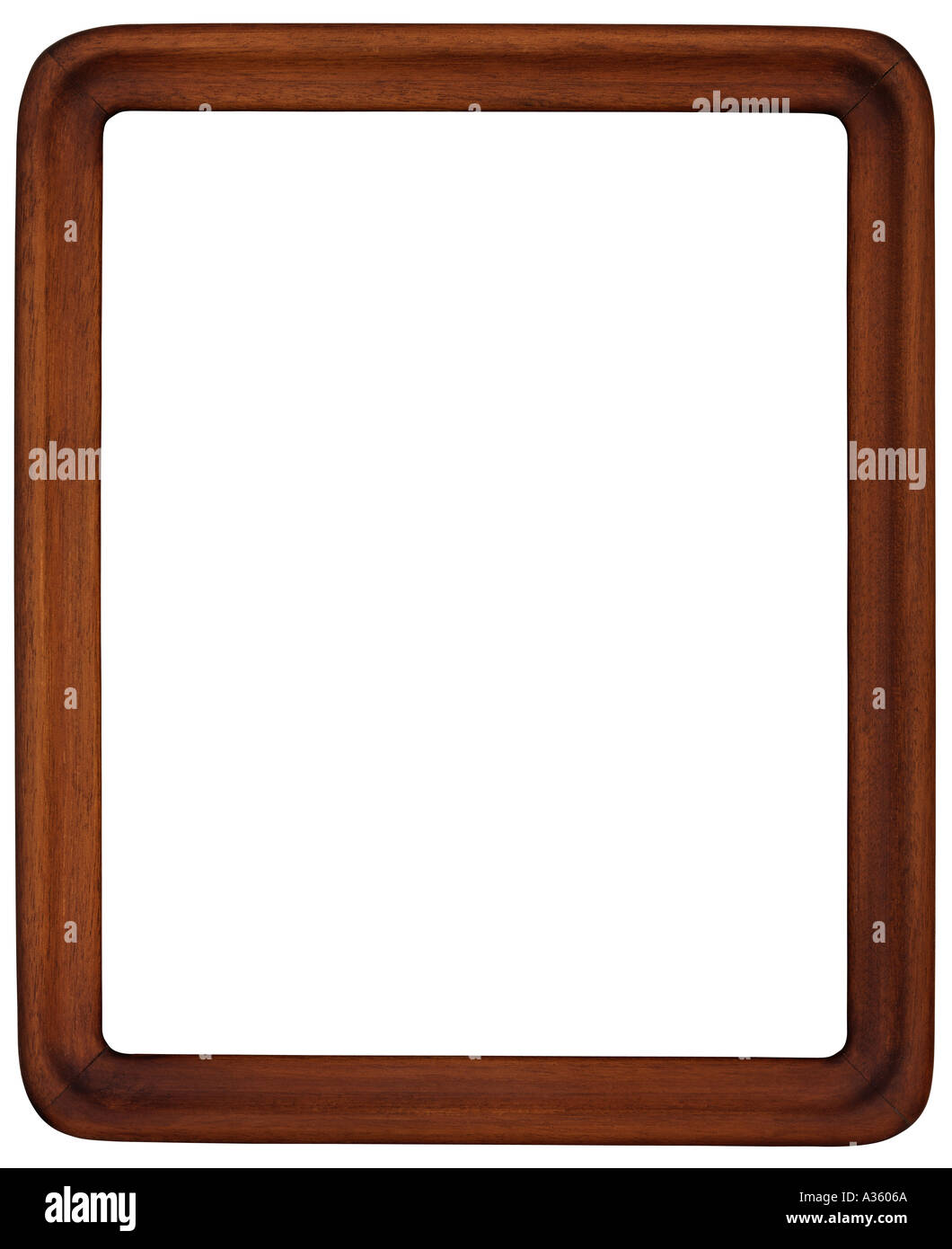 A Vertical Rectangular Brown Stained Wooden Frame With Curved Or - A Vertical Rectangular Brown Stained Wooden Frame With Curved Or Roundededges a vertical rectangular brown stained wooden frame with curved or - a vertical rectangular brown stained wooden frame with curved or roundededges