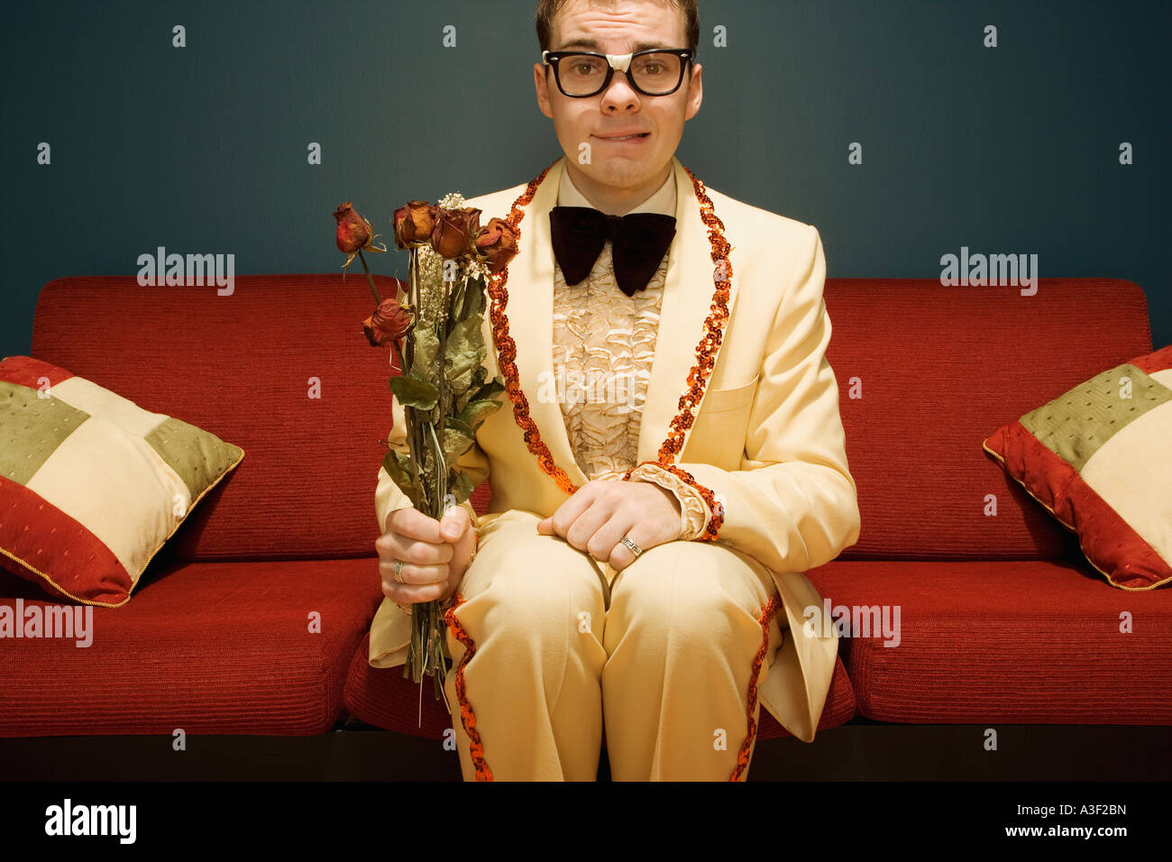 Young man waiting for date Stock Photo, Royalty Free Image 10766696