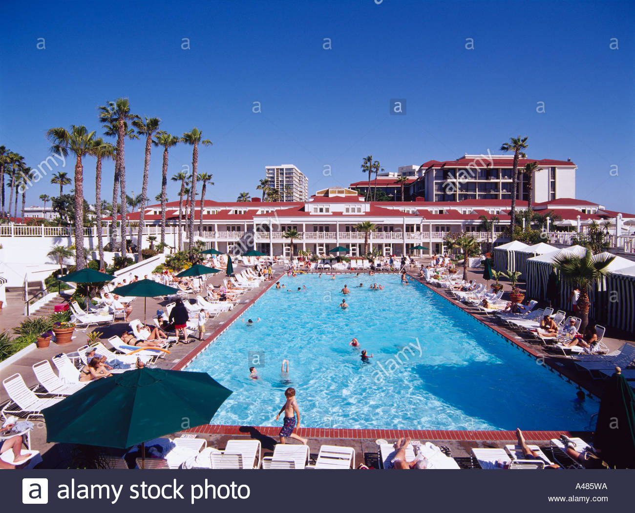 coronado hotel san diego california america blue sky pool parasol coronado hotel san diego california america blue sky pool parasol