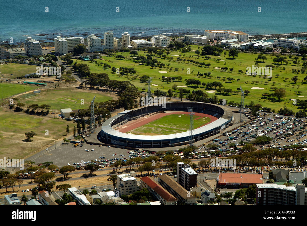 Green Point Stadium and Sports ground alongside the Metropolitan Golf