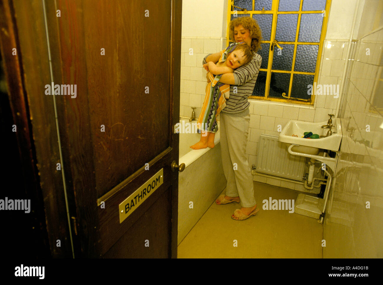 a-homeless-mother-drying-her-child-with-