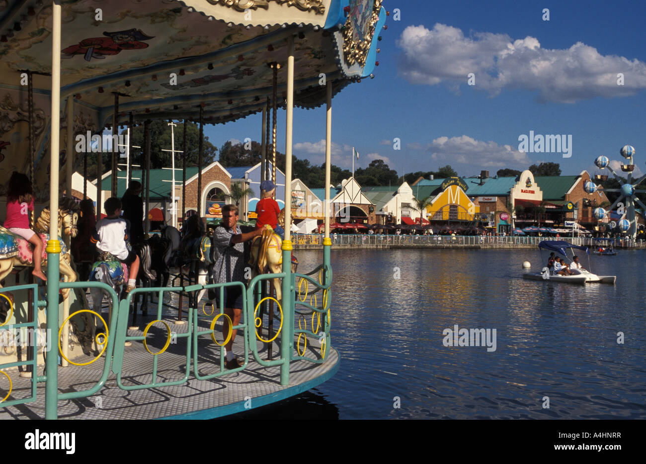 Randburg waterfront Johannesburg South Africa Stock Photo, Royalty Free