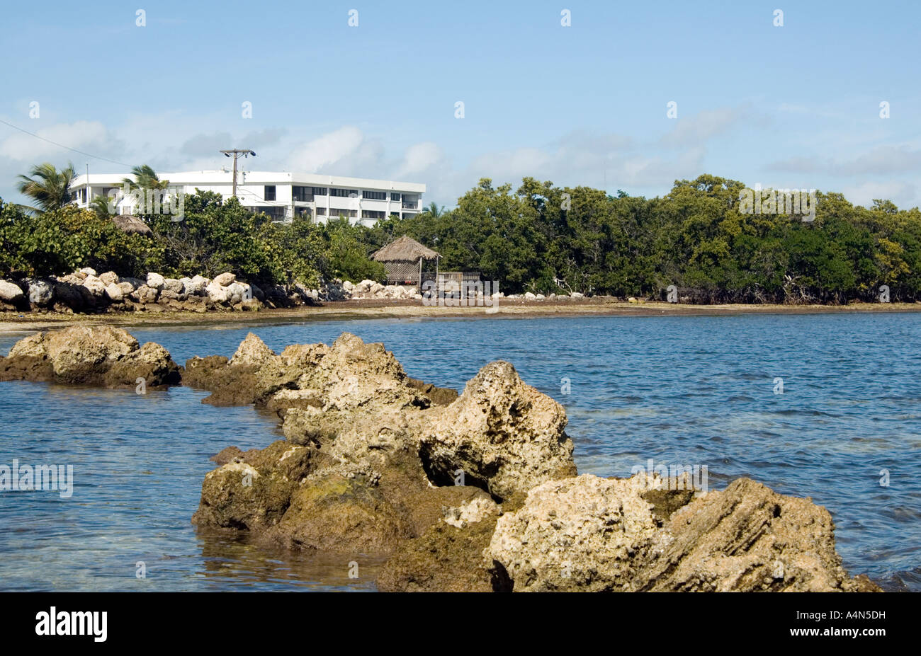 kawama yacht club on molasses reef key largo Stock Photo, Royalty Free