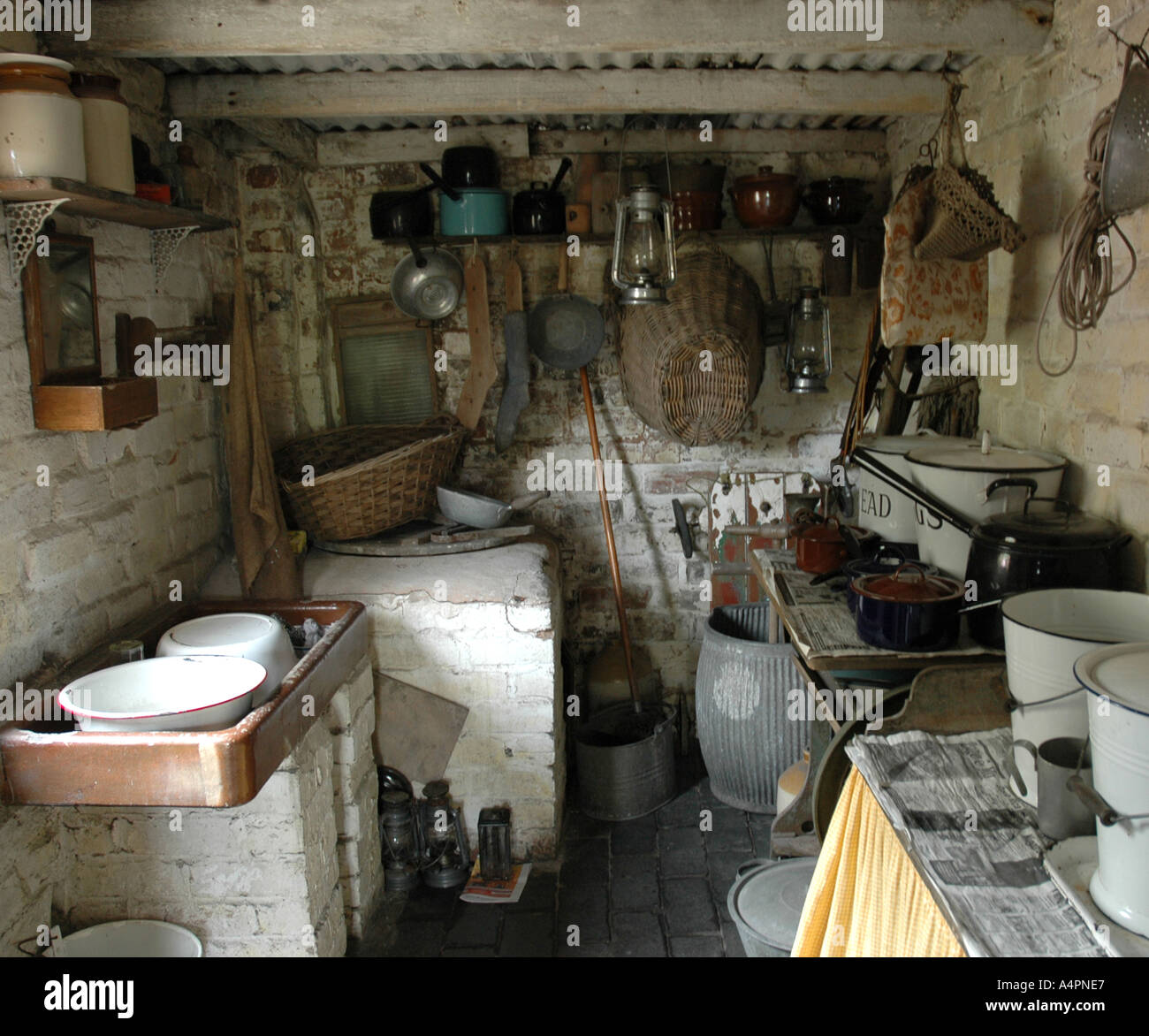 Black Country Kitchen kitchen inside one of the back to back houses at the black country Black Country Kitchen kitchen inside one of the back to back houses at the black country