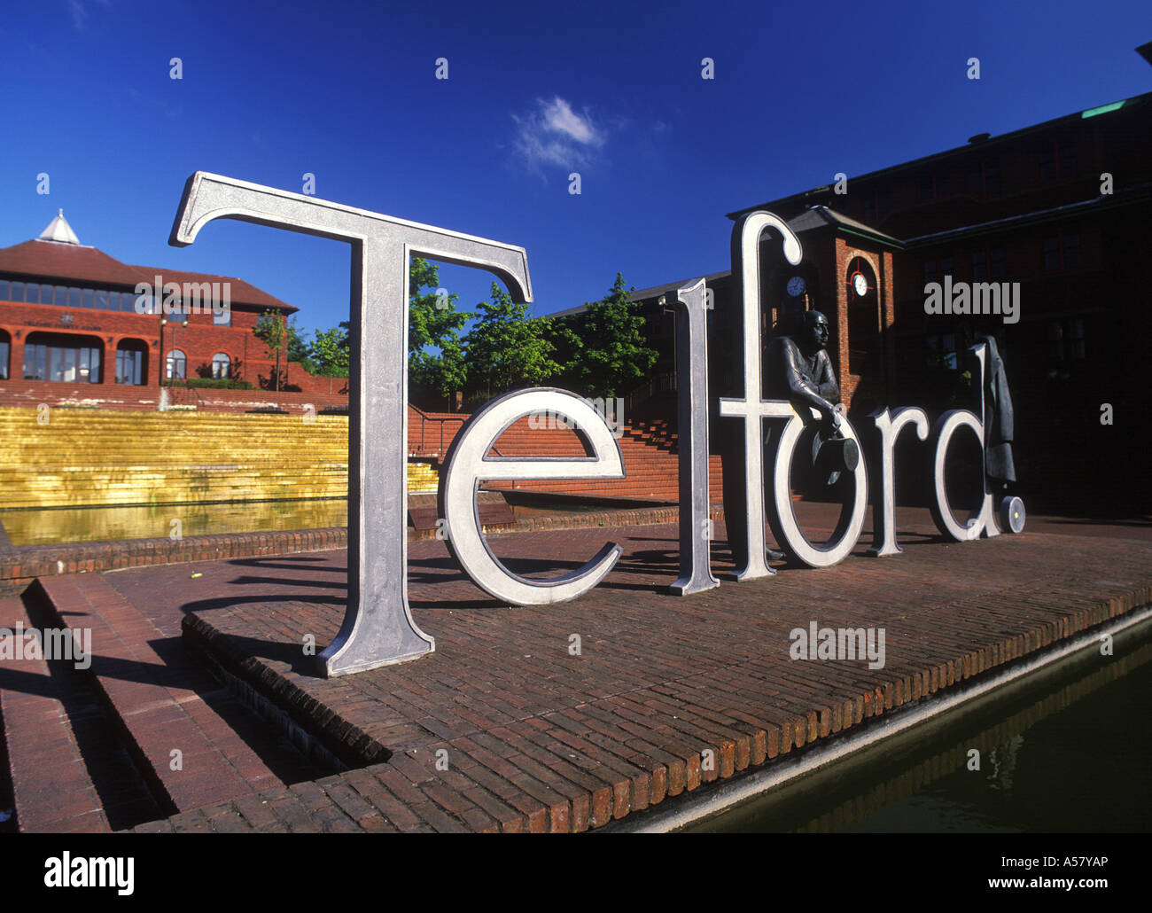 Telford town centre Shropshire UK Stock Photo, Royalty Free Image