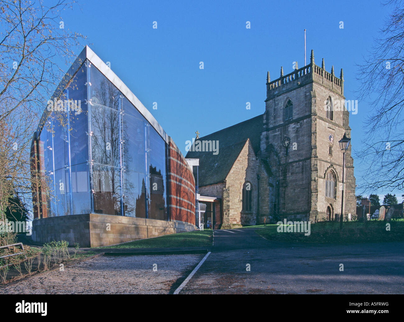 St Laurence church Alvechurch Worcestershire England Stock Photo