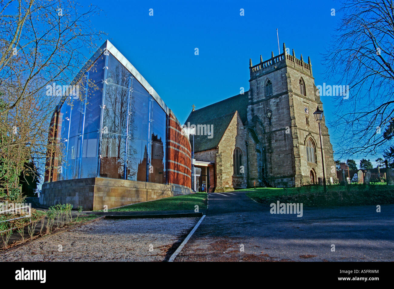 St Laurence church Alvechurch Worcestershire England Stock Photo