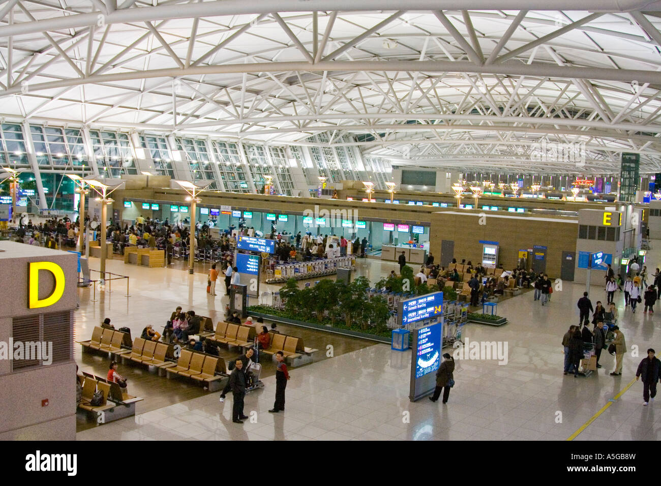 Incheon International Airport Seoul Korea Stock Photo Royalty Free