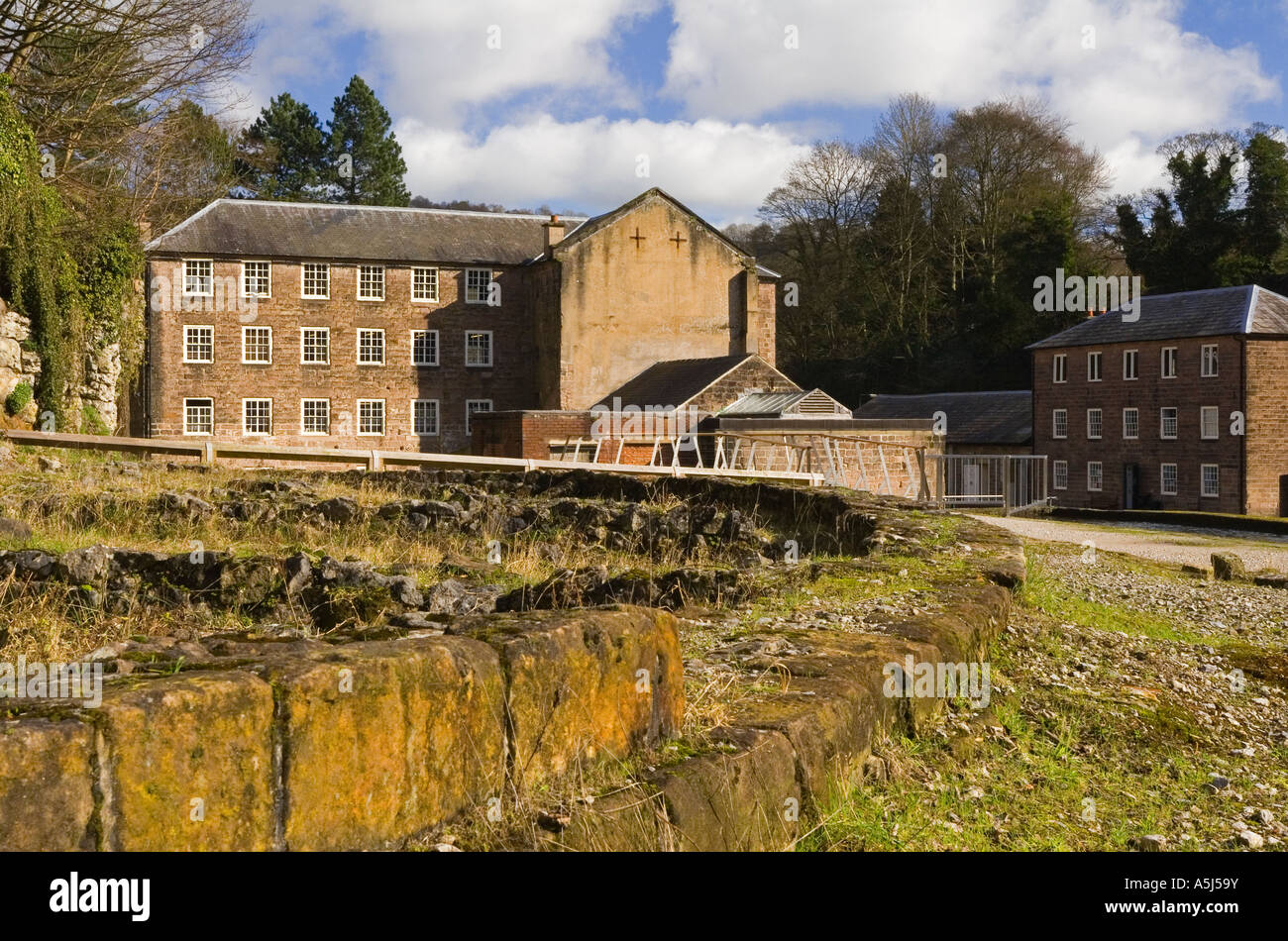 Cromford Mill Derbyshire England The First Water Powered Cotton Spinning In World Built 1771 Now A Heritage Site Cromford Mill Derbyshire England The First Water Powered Cotton Spinning In World Built 1771 Now A Heritage Site