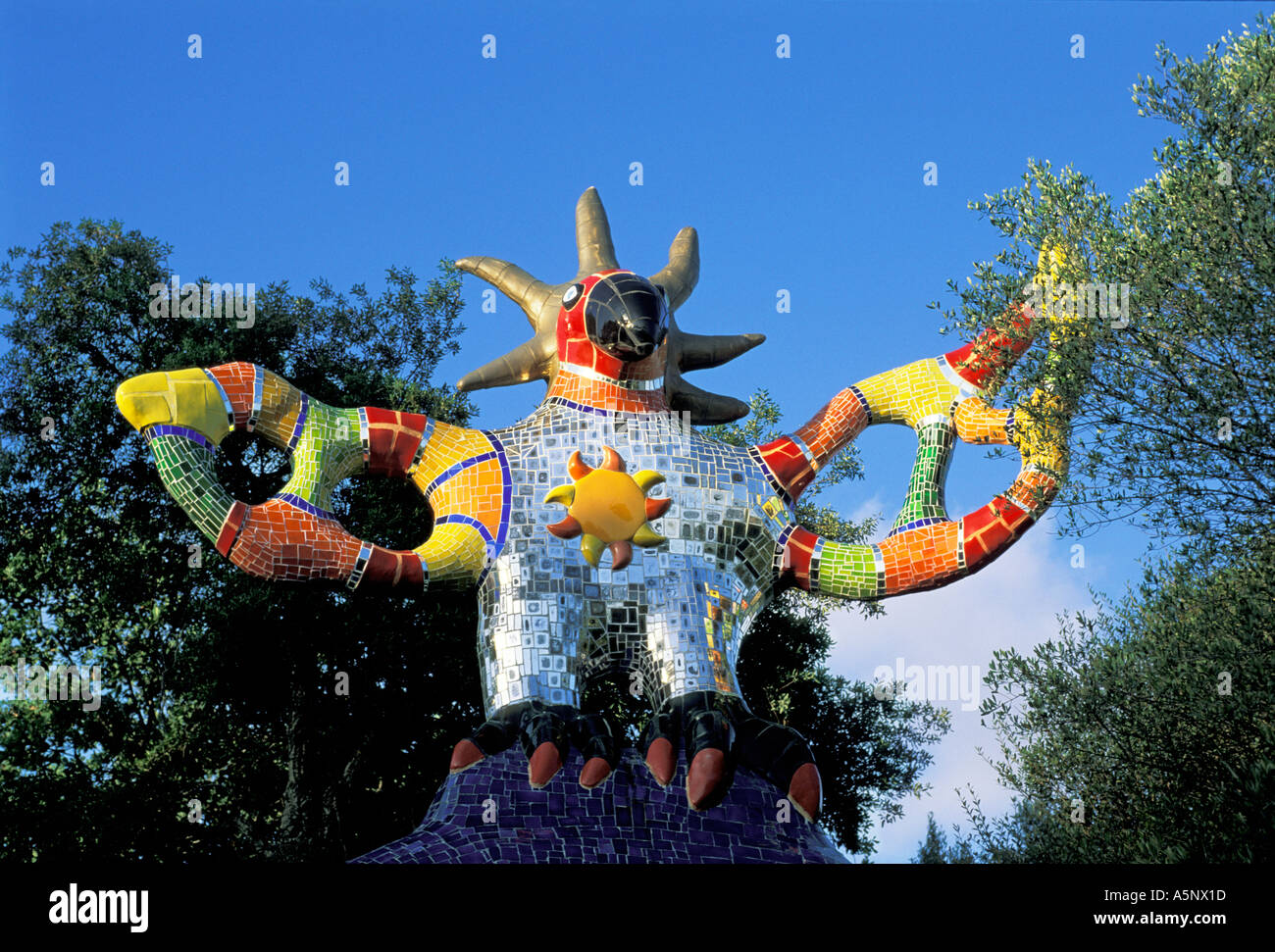 The Tarot Garden of Niki de Saint Phalle Capalbio Provincia de Stock