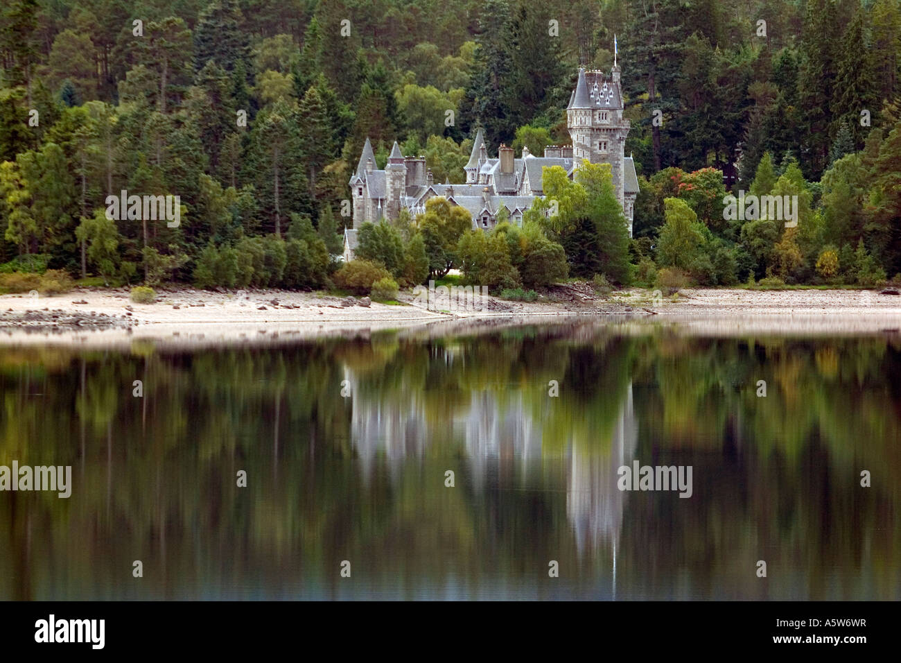 Ardverikie Castle Loch Laggan Scotland Stock Photo, Royalty Free Image