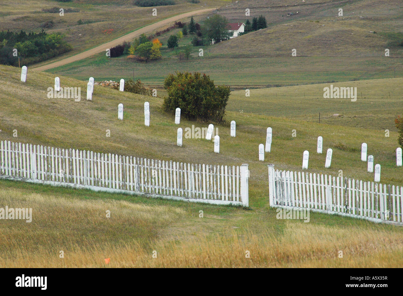 jj3164 north dakota mandan fort abraham lincoln state park Stock