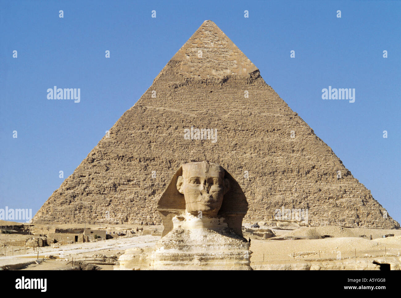 worksheet Sphinx Statue statue in front of pyramid the sphinx chephren giza cairo egypt