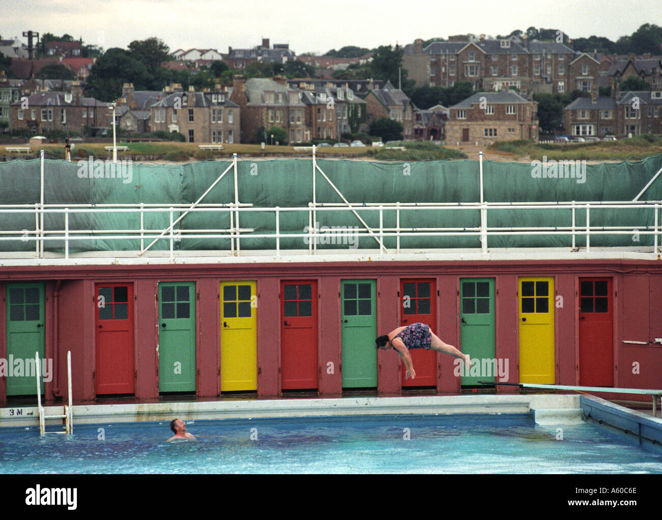 the swimming pool is in the north of the