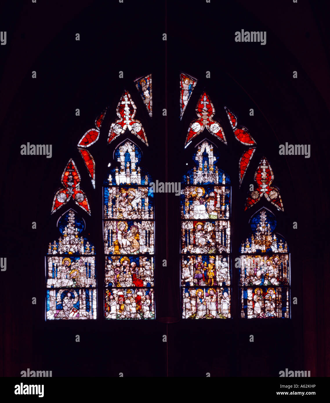 Regensburg, Dom, Fenster Stockfoto, Lizenzfreies Bild