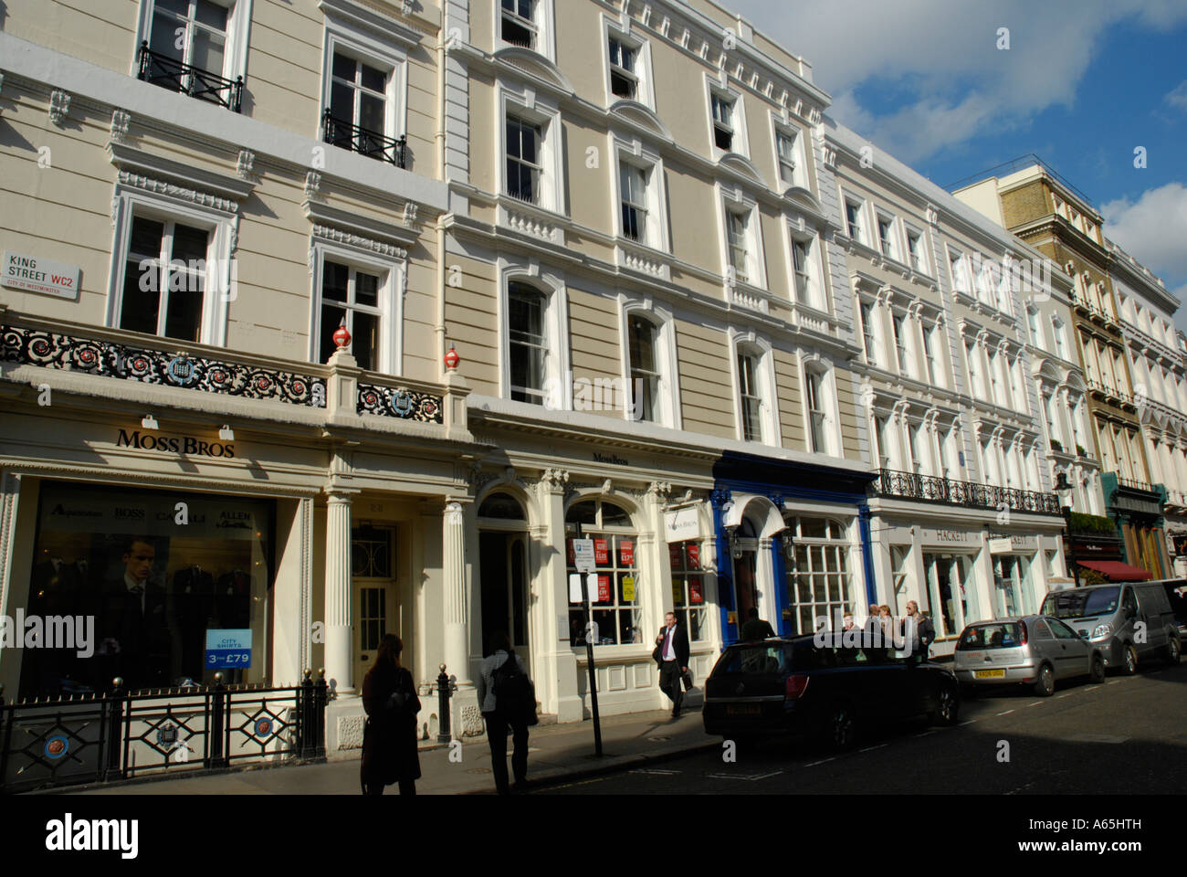 View Of King Street Covent Garden London Stock Photo, Royalty Free