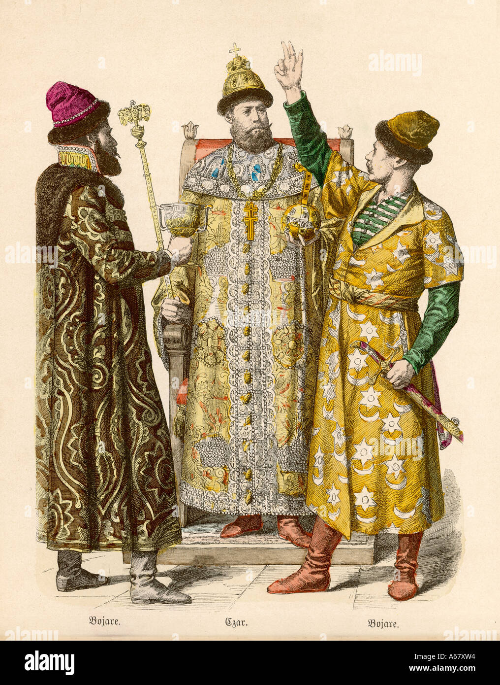 Russian Czar Boyars Stock Photo, Royalty Free Image 6565651 Alamy
