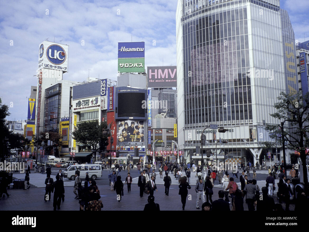 Asia, Japan, Tokyo, Shibuya, ku, Morning view from Shibuya Station