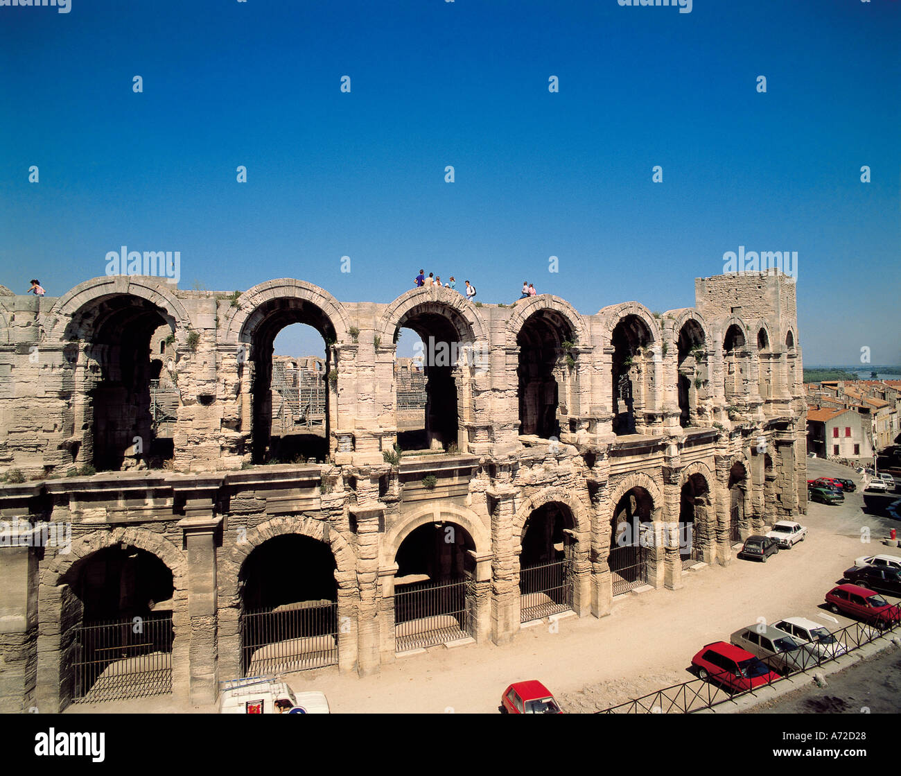 Roman Ampitheatre Aries France Stock Photo, Royalty Free Image 470312